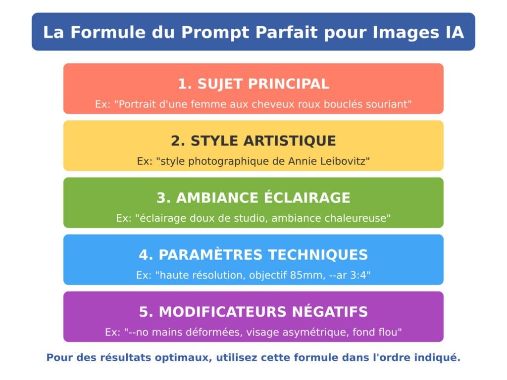 prompting avancé images IA infographie
